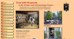 Desktop Screenshot of museum-dargun.de